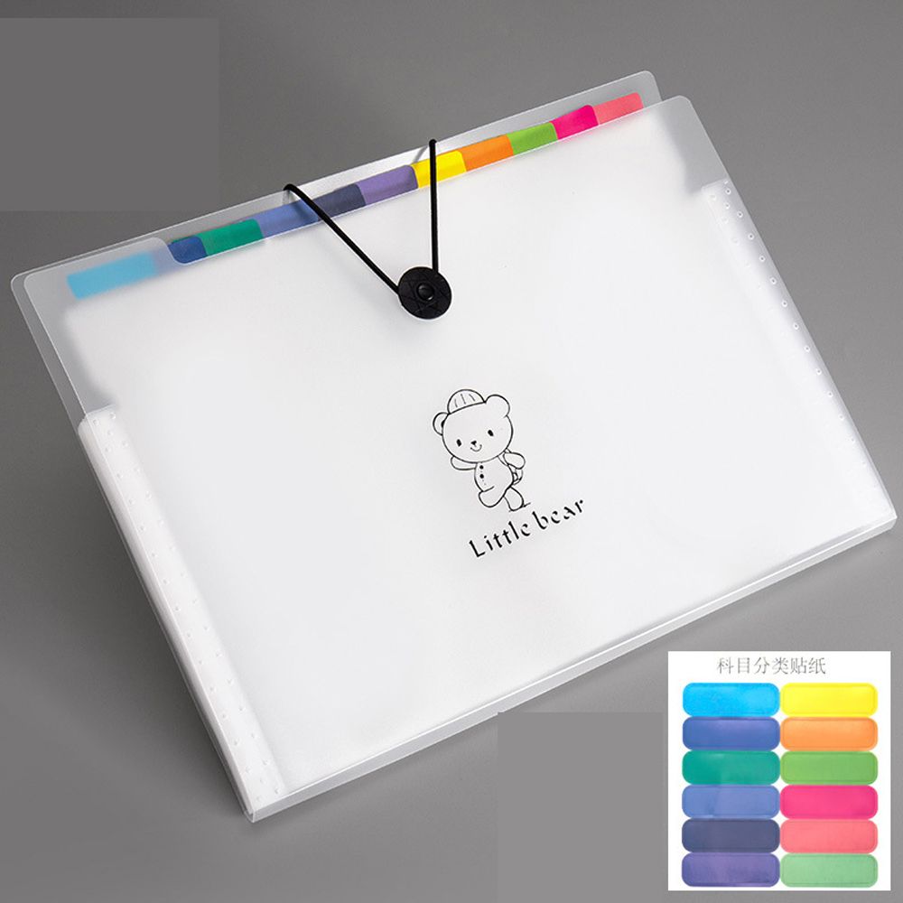 Stationery Storage Pocket File Storage Bag Ticket Holder A4 File Folder Organ Bag Document Bag