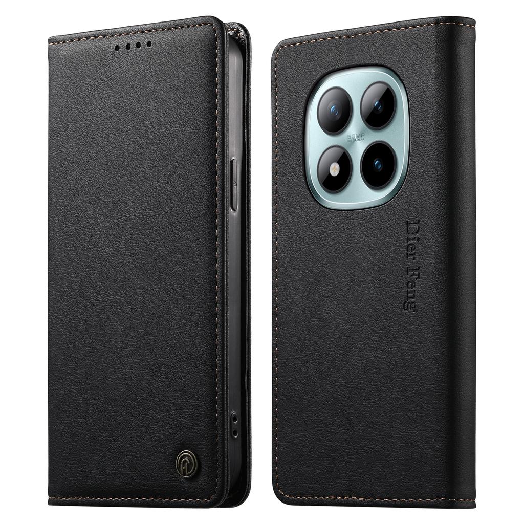Роскошный чехол-книжка из кожи Solt для Xiaomi Redmi Note 15 Pro Plus 14 13 14C 13C, противоударный, с подставкой, покрытие с ощущением кожи
