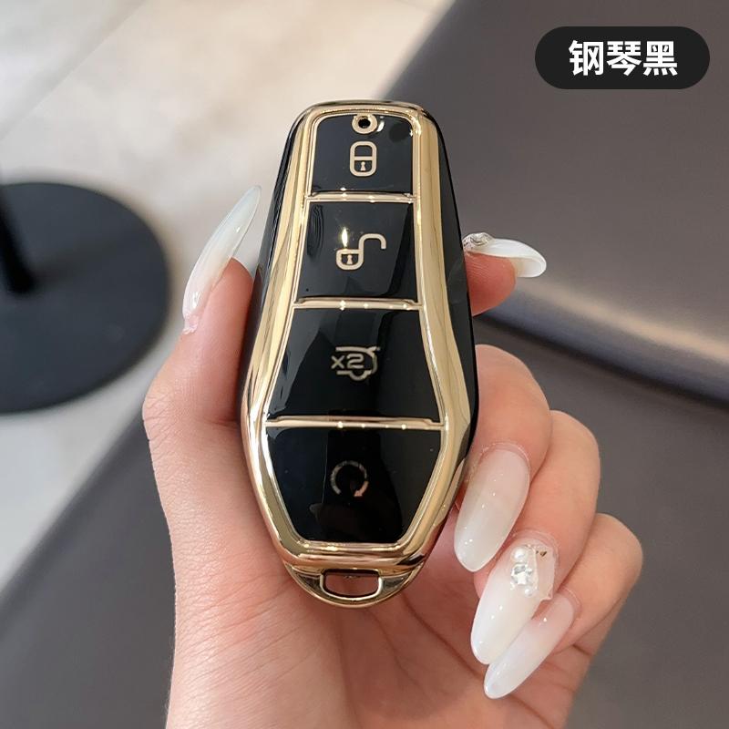 ТПУ Брелок Бесключевой Пульт Умный Автомобильный Чехол-Крышка Для Byd Song Plus Atto 3 Han Ev Tang Dm Qin Seal Dolphin Аксессуары