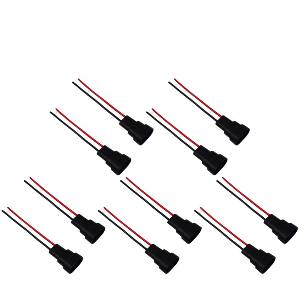 For HB3 9006 HB4 H10 Harness Male Socket Adapter Car Headlight Wiring Harness Connector Fog Light Bulb Base Socket Cable Plug