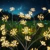 Solar Garden Lights Firework Starburst Lights LED Solar Powered Waterproof Firefly Light for Outdoor Yard Flowerbed Decor