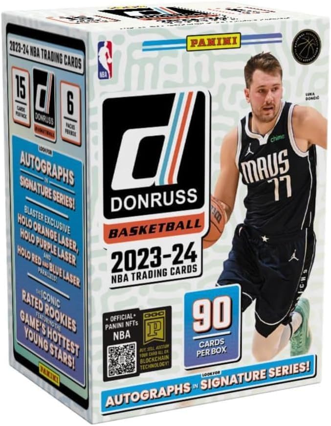 Коробка для баскетбольных мячей Panini Donruss Basketball Blaster Box Коробка для баскетбольных мячей Panini Donruss Basketball Blaster Box 2023-24 6 шт. [Товар]