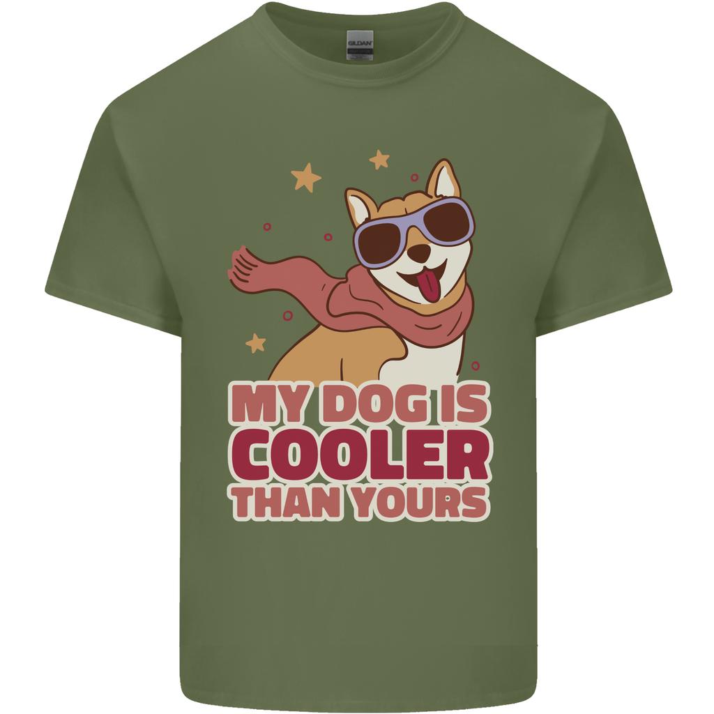 My Dog is Cooler Than Your Dog Shiba Inu Unisexs Light Cotton TShirt