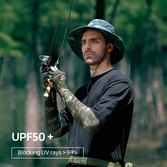 1 Pair Fishing Gloves Breathable Hollow Palm Anti-slip Elastic 5-Cut Summer Outdoor Sports Cycling UV Blocking Sun Protection Gloves