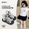 Size 26-37 Girls Princess Sandals 2025 New Summer Children's Roman Shoes Xiaoxiangfeng Women's Treasure Princess Shoes