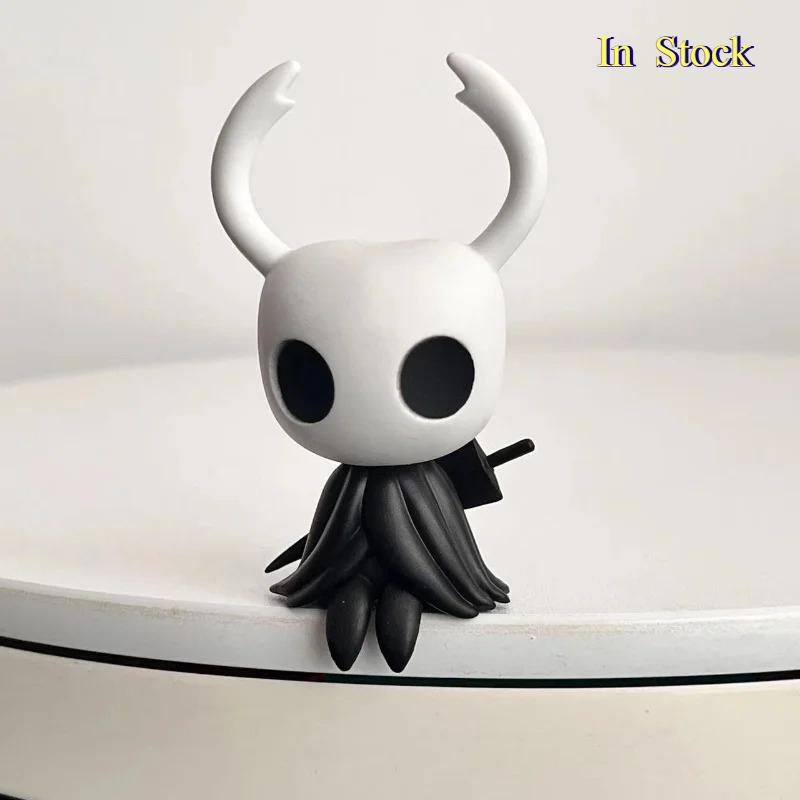 В наличии Hollow Knight: Милая Сидящая Фигурка Silksong - 10 см ПВХ Аниме Периферия | Украшение для Рабочего Стола Компьютера Коллекционный Подарок