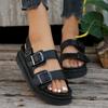 Summer Thick-soled Muffin Flat-soled Roman Sandals