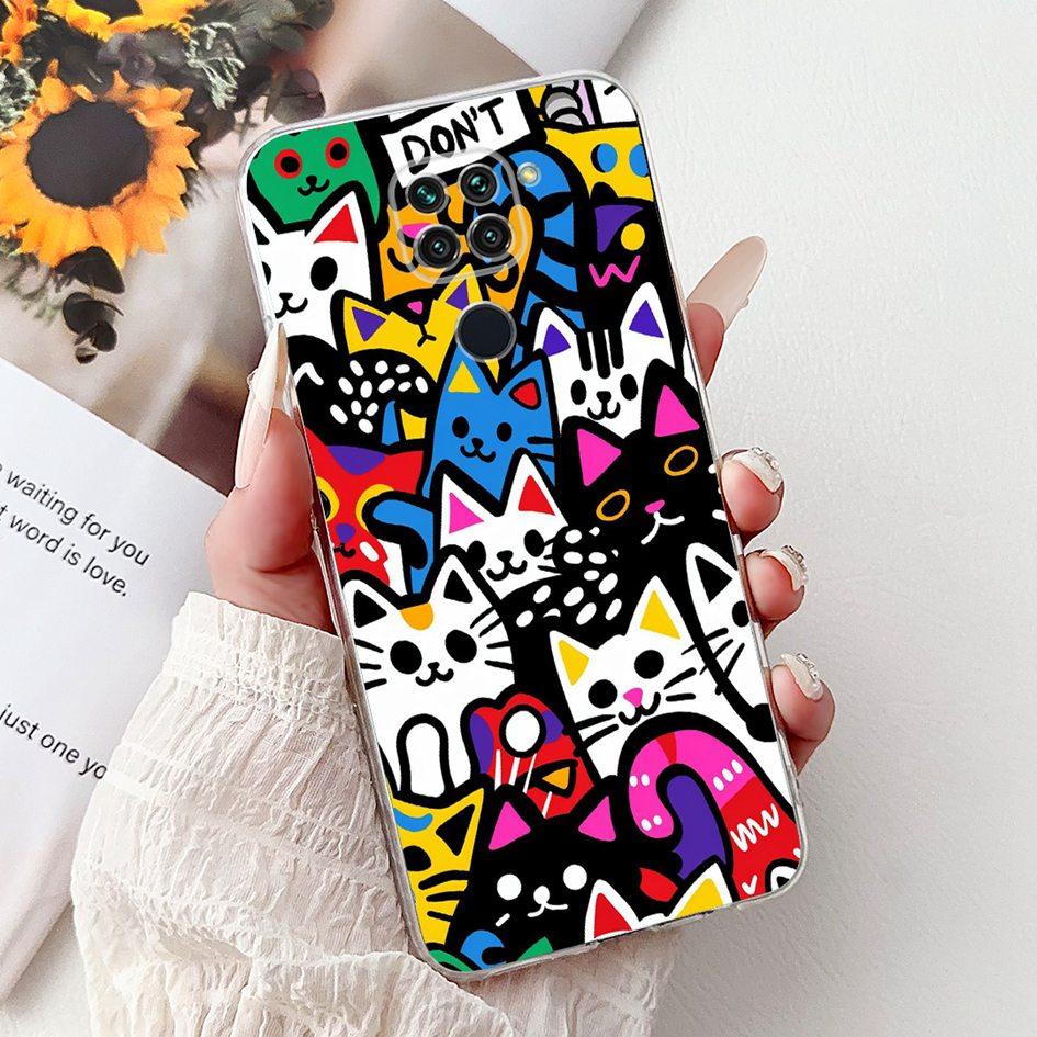For Xiaomi Redmi Note 9 Case Redmi Note9 Cover M2003J15SC M2003J15SG Fashion Butterfly Phone Case Shockproof TPU Soft Back Cover