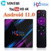 H96 MAX Smart TV Box Android 11 Rockchip RK3318 Support 4K 60fps Dual Wifi Set Top Box