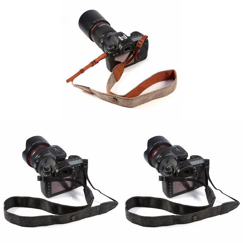 Хлопковый плечевой ремень для DSLR-камер с регулируемой длиной для комфортной съемки