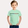 Kids Boys Clothes Simple Paris Letter Print Short Sleeve T Shirt Children Boys  Casual Comfortable Tees Children Top