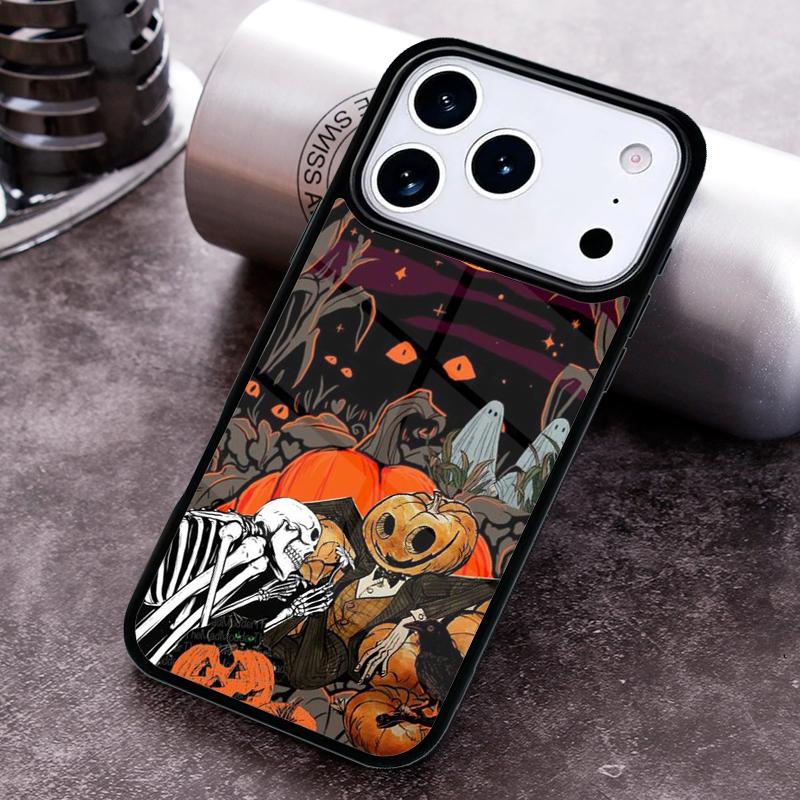 Чехол для телефона на Хэллоуин для iPhone 17 16 15 Pro Max Air 14 13 12 11 Plus Ударопрочный чехол