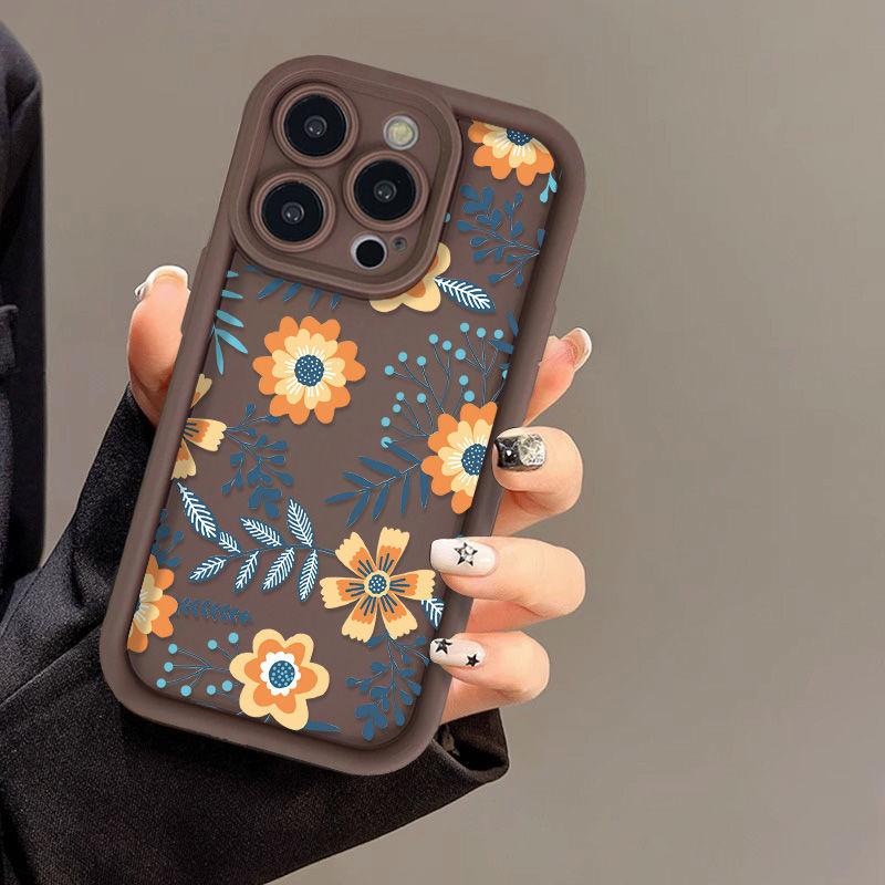 Цветы для чехла на телефон iPhone17ProMax 14 Apple 13 Матовый 12/15 Премиум 11 Мелкие поры