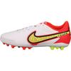 Tiempo Legend 9 Academy AG Round Toe Lace-Up Low-Top Soccer Shoes Kids Soccer Shoes White Red DB0444-176