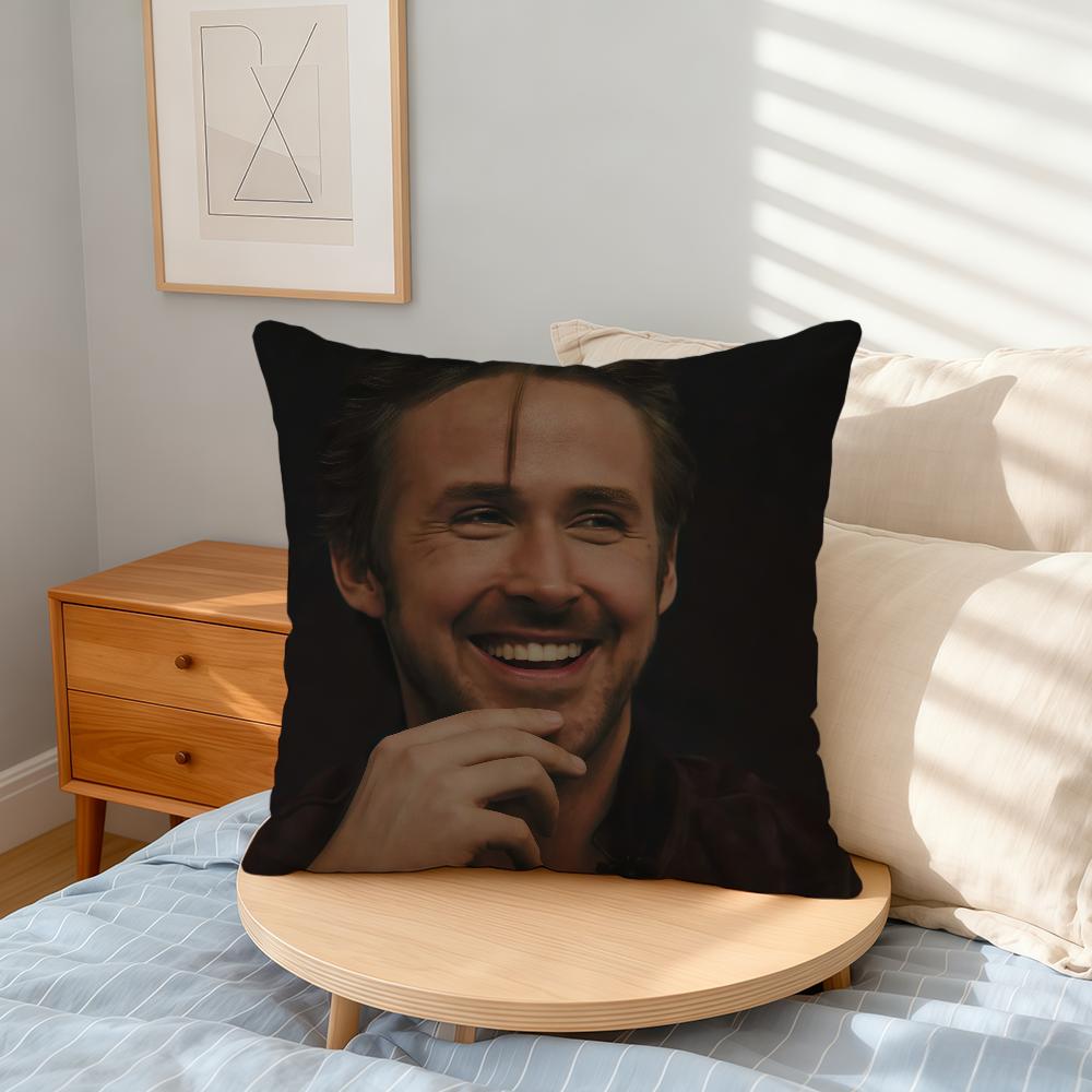 Наволочка с Райаном Гослингом для дома и офиса Удобная Нордическая простота Хит На молнии Наволочка