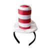 1/2 шт. Доктор. Suess Hat Cat Headband Red White Striped Hat Dr. Костюмы Suess Book Персонаж Школьная вечеринка на Хэллоуин Косплей Аксессуары
