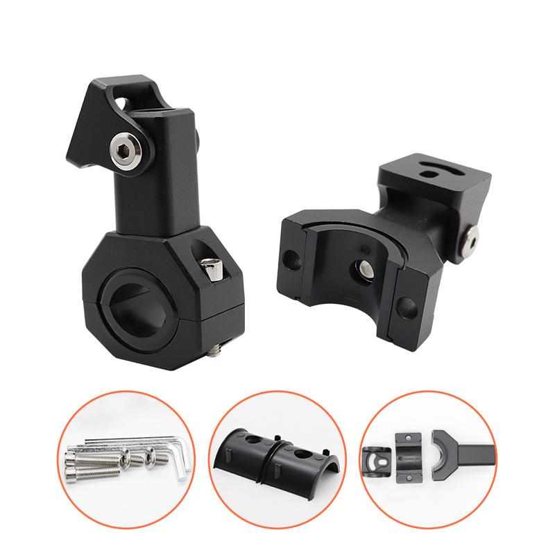 Мотоциклетные светодиодные фары, прожекторы, зажимы, кронштейны, зажим для трубки, комплект крепления для мотоцикла, противотуманные фары, аксессуары для мотоциклов