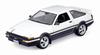Kyosho Maisto Масштабная модель Toyota Sprinter Trueno Готовая модель MS32916WT 1/24 (АЕ86) Белый черный