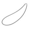 Phiten Titanium Chain Necklace, 40cm, Made with Pure Titanium, Silver, Accessory, Curb Chain, Length 40-65cm, Men's and Women's