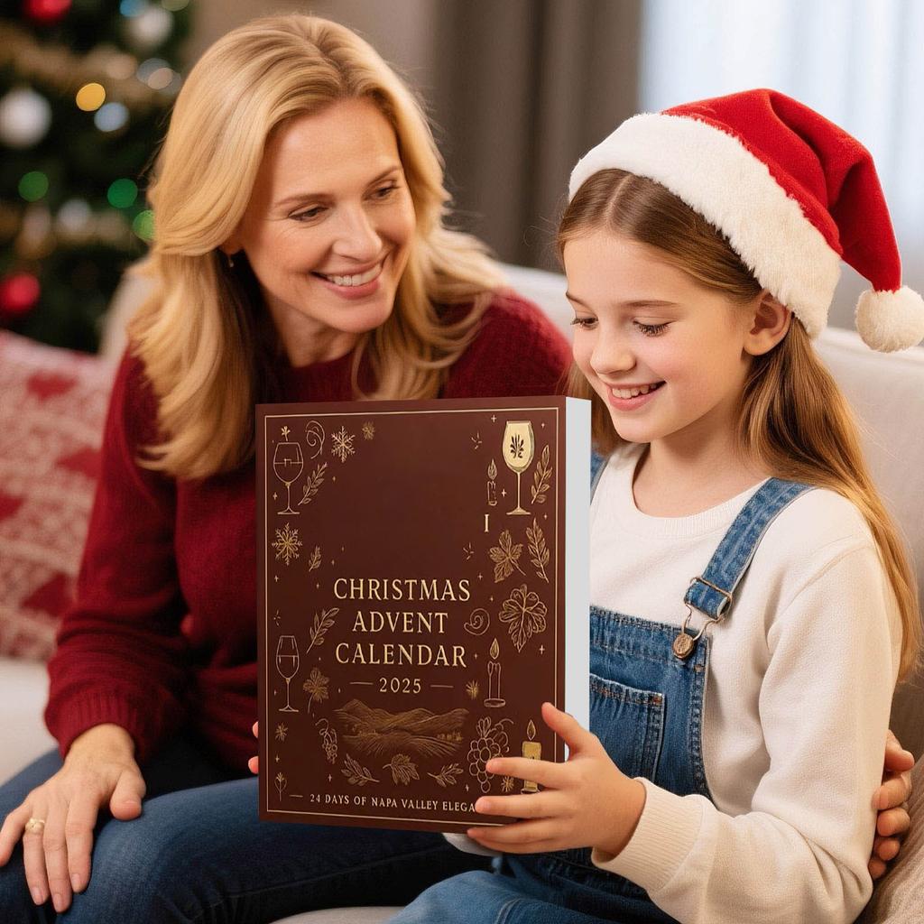 Christmas Advent Calendar ,Christmas Countdown Calendars,24 Days Of Xmas Surprises,with 24 Collectible For Kids Adult Teens