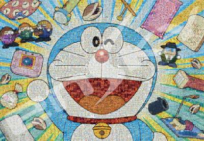Ensky Doraemon Мозаичное искусство 51 x см Пазл 1000 деталей ПАЗЛ 6 и 73,5 1000T-87 (Возраст до)
