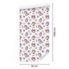 Unicorns wallpaper white, light gray, powder pink and coral 50x1000