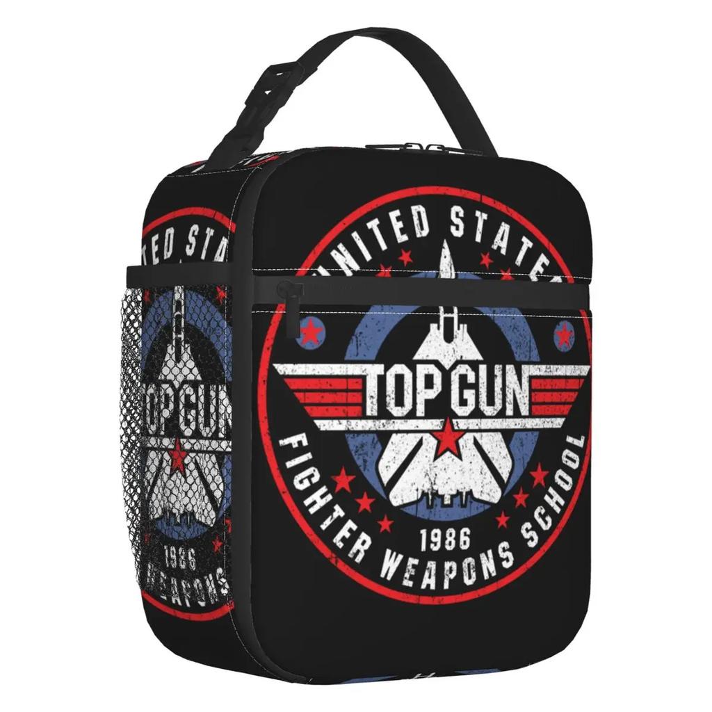 Индивидуальная сумка для обеда Top Gun Maverick для женщин, термоизолированный ланч-бокс для детей и школьников