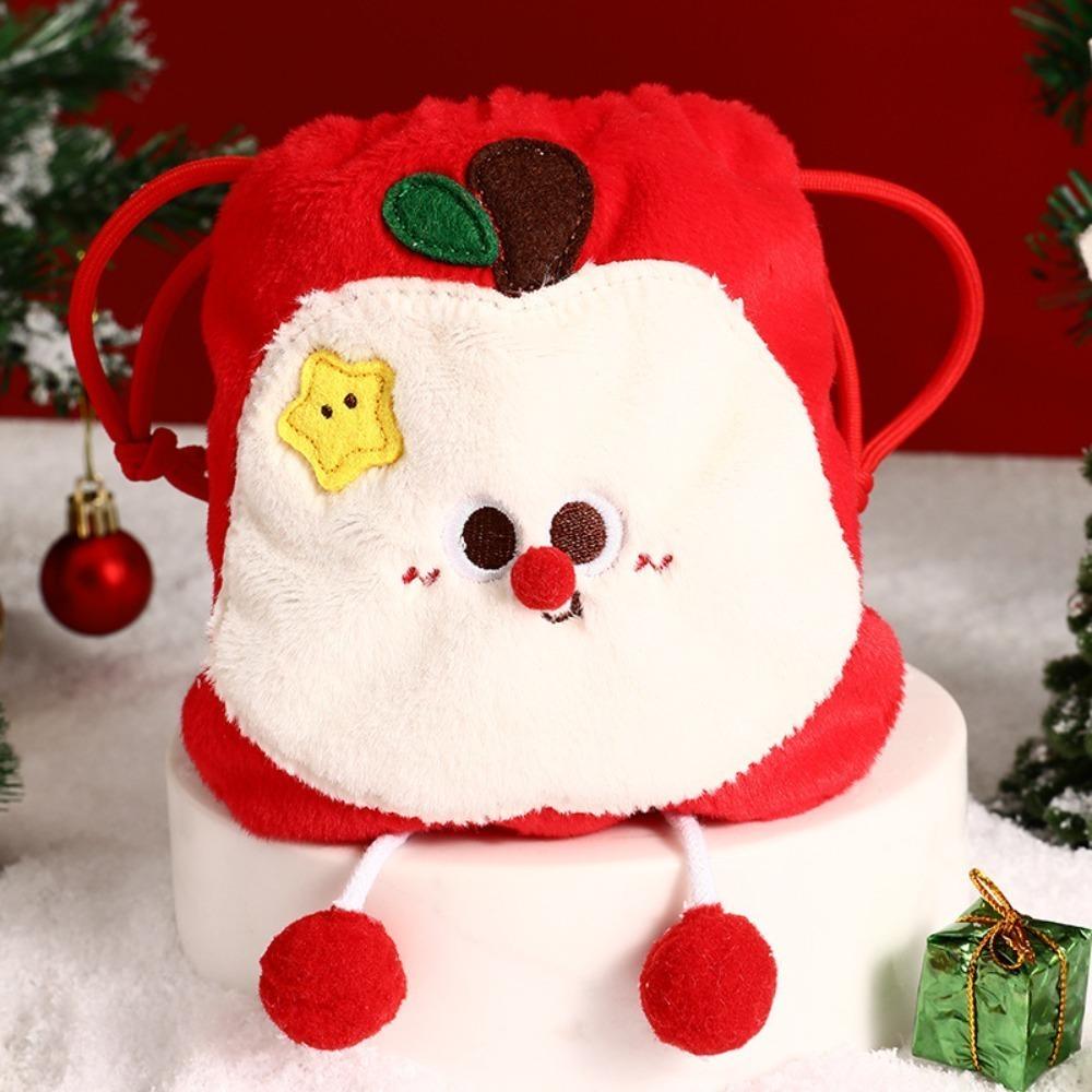 Candy Stocking Bag Christmas Gifts Bag Xmas Decor Holiday Handbag 2 Pcs Cartoon Tote Bag Children