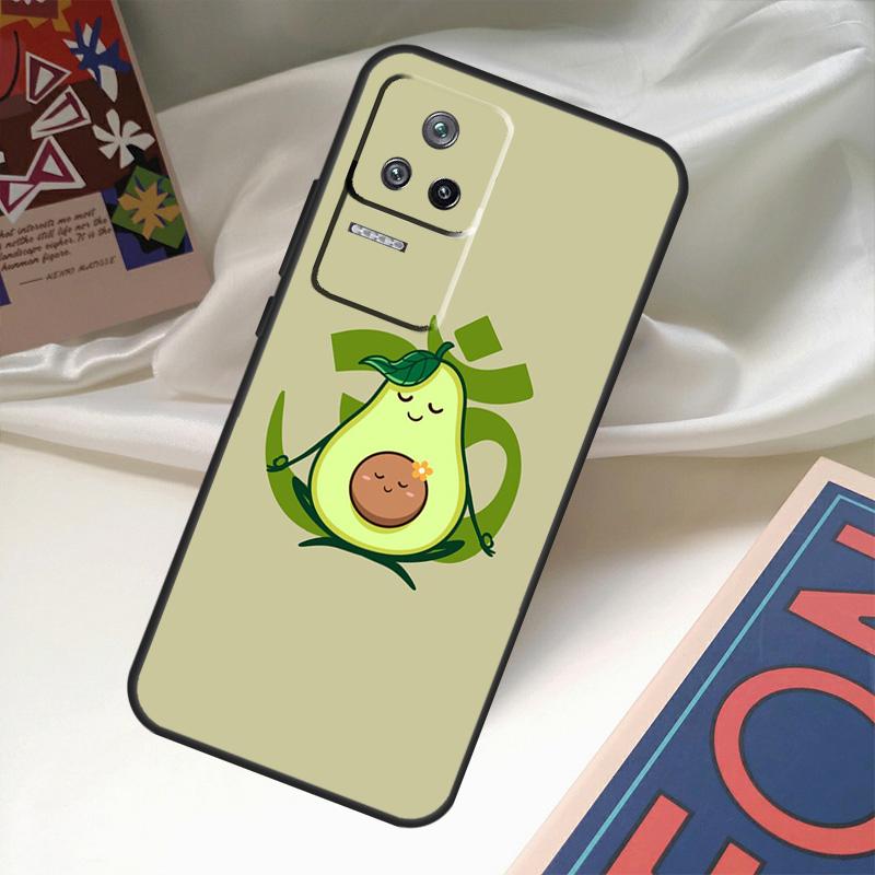 Чехол Avocado Yoga Funny Pattern для Xiaomi 14 13 Ultra 12 Lite 11T 12T 13T Pro POCO M6 X3 X5 X6 Pro F3 F5 M5s