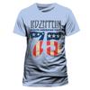 Футболка унисекс Led Zeppelin Us Tour 75 Ly Blue Classic Rock 1975
