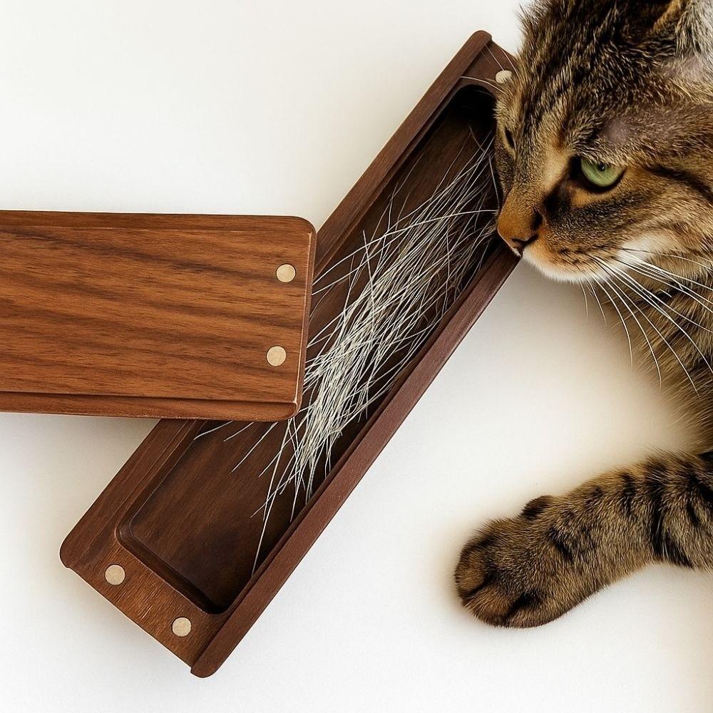 Magnetic Closure Pet Hair Storage Box Elegant Design Keepsake Organizer Pet Supplies Storage