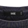 HARE Overall handle Short sleeve T-shirt S Navy system Men's Used