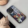 Счастливый Страшный Хэллоуин Чехол для Телефона Стекло Для IPhone17 Air 16 15 17 14 Pro Max 13 12 11 X Японская Анимация XS XR Plus Для Samsung