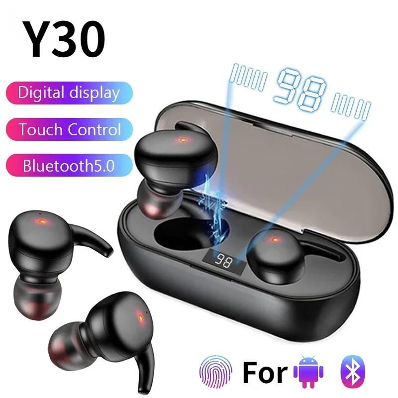 Y30 TWS Wireless Bluetooth headset 5.2 Wireless headphones Earbuds In-ear Noise Reduction Waterproof Headphones for allphones