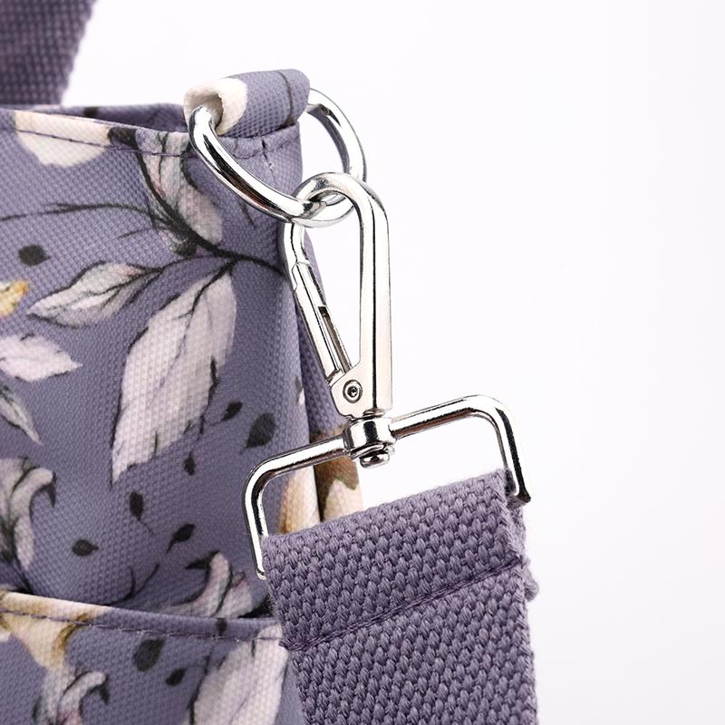 Женская сумка с цветочным узором, винтажная сумка через плечо, большая вместимость, сумка через плечо