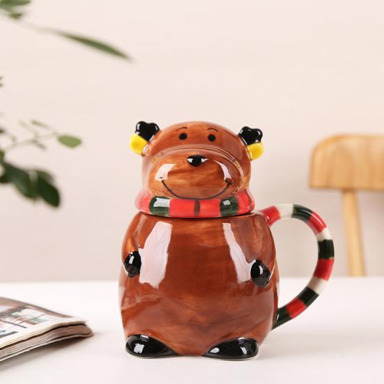 Керамическая чашка для молока, милая новогодняя елка на Хэллоуин, многоразовая кружка для напитков, многофункциональная, для кофе и чая, горячая