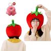 [PETLILY] головной убор на хеллоуин милая фруктовая шляпа головной убор реквизит для косплея Интересный фрукт помидор арбуз клубника банан кигуруми шляпа милая интересная