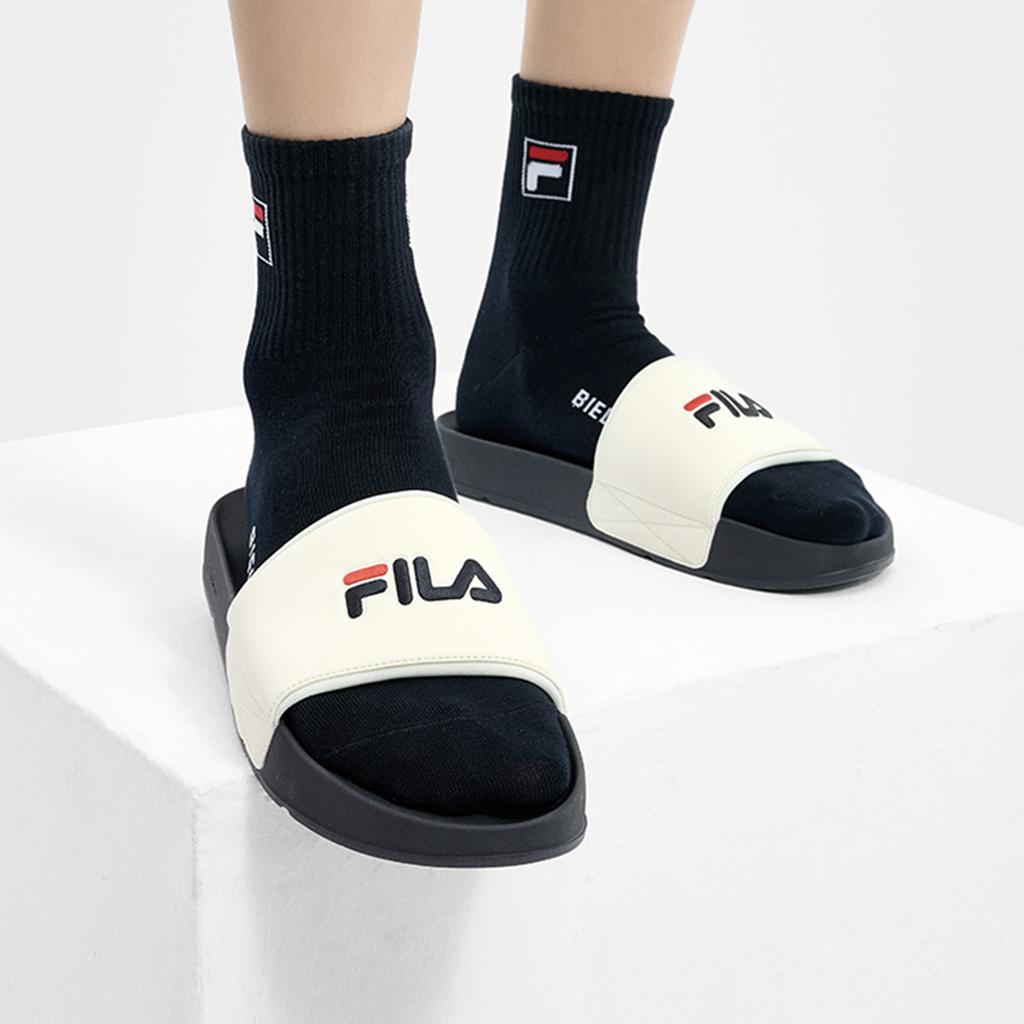 Fila Drifter Модные Универсальные Повседневные Удобные Ретро Шлепанцы Мужская Обувь Молочно-Белый F12M422504FAW