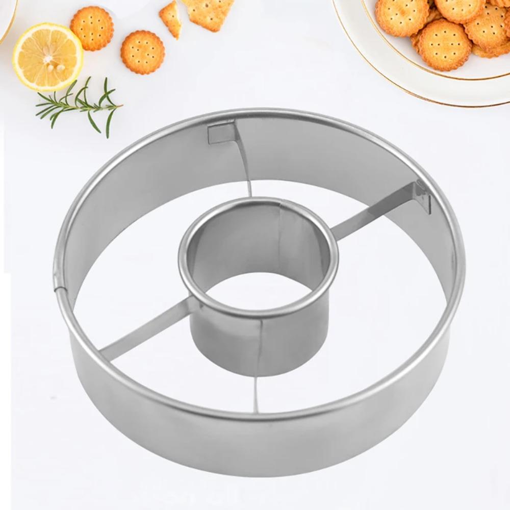 Rustproof Stainless Steel Donut Mold DIY Cookie Cutters Multi-purpose Bread Cutter  Pastry