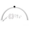 27in Half Moon Desk Lamp 2520lm 40W Beauty Lash Light Touch Knob Control Adjustable Bright Color