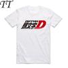 2017 Мужская футболка с принтом Дрифт Японское Аниме Модная с короткими рукавами с круглым вырезом Летняя Прохладная Повседневная AE86 Initial D Мужская Футболка