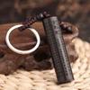 Heart Sutra Incantations of the Great Mercy Key Rings Keyfob Ebony Wood Keychain Car Key Chain