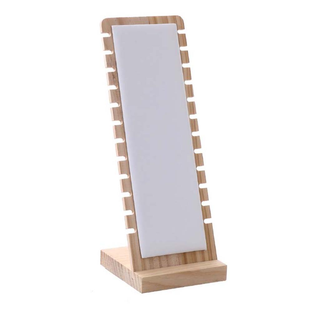 Bracelet Support Wooden Necklace Frame Large Capacity Jewelry Storage Rack  Home Decors