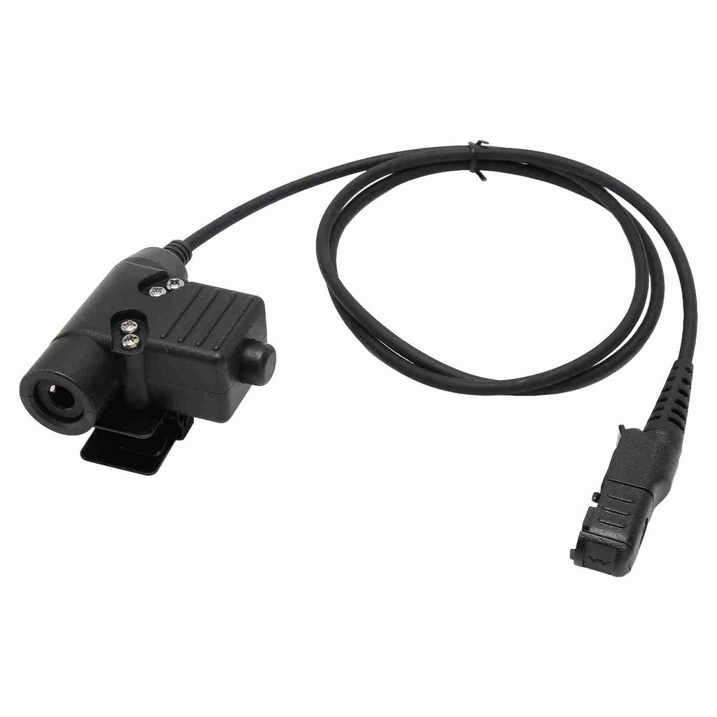 PTT Headset Adapter Push To Talk Connector for Motorola Xir P6600 P6620 XPR3300 XPR3500 MTP3250
