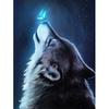 Полная квадратная круглая дрель Алмазная картина животное волк 5D Алмазная вышивка животное изображение горный хрусталь Декор для дома