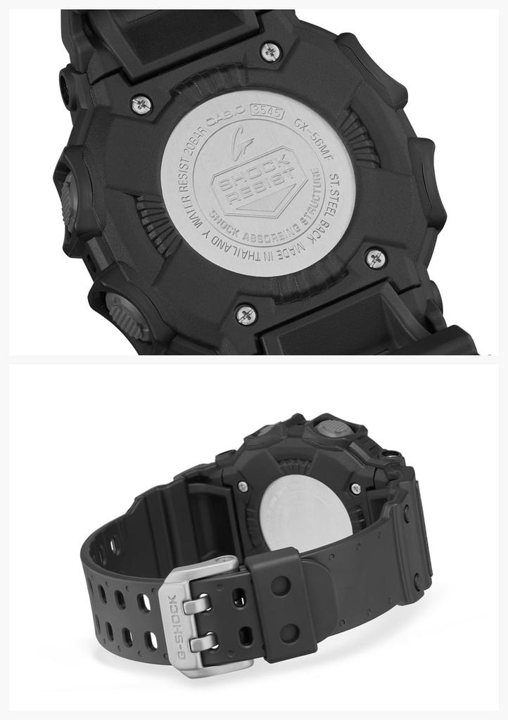 Часы Casio G-Shock, серия Multi Fluorescent color, GX-56MF-1JF, мужские, черно-флуоресцентные, оригинальный японский продукт