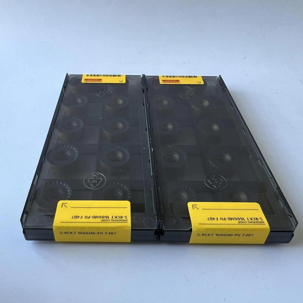 Original Sandvik / S-RCKT1606MO-PH F4D7 CNC Lathe Carbide Blade 10 PCS
