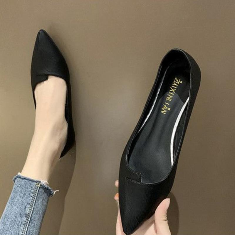 Pointed Toe Slip-on Ladies Footwear Spring and Autumn Y2k Comfortable Elegant Cheap Clearance Casual Fashion Women's Flat Shoes
