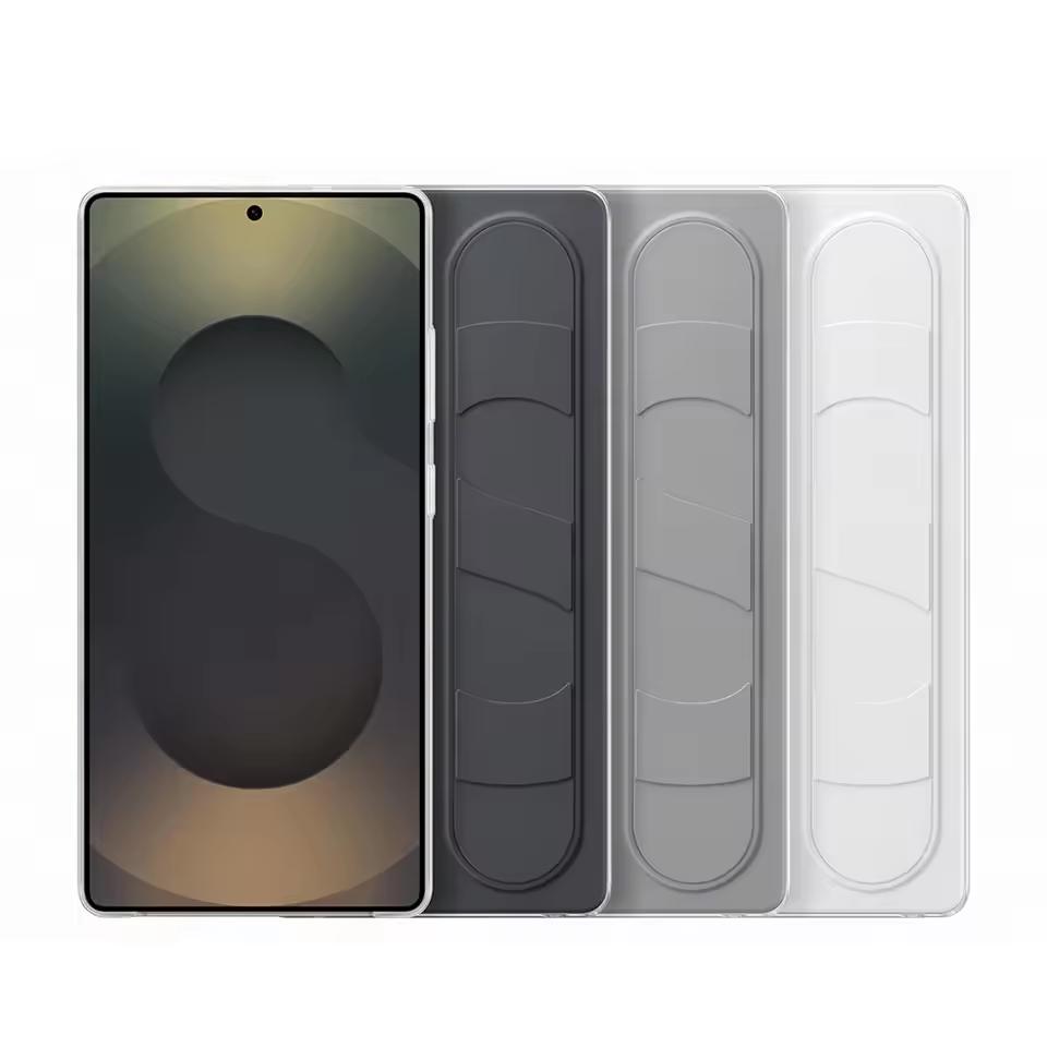 Samsung Чехол Stand Grip Case для Samsung Galaxy S25 Ultra, роскошный эластичный силиконовый ремешок на запястье, противоударный чехол для Samsung S25 Ultra