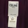 CELINE French Angora Cashmere Blend Old Ulster coat 38 purple Women Used